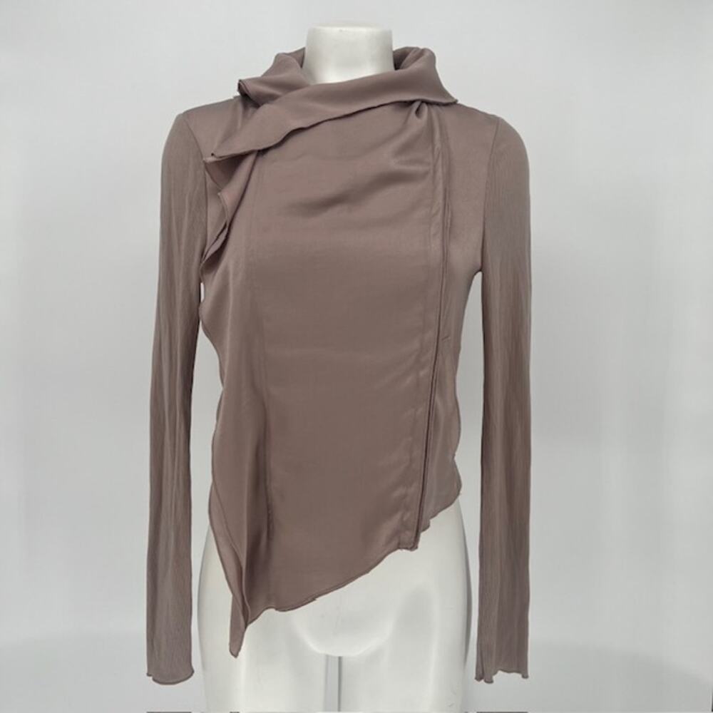 BCBG Asymmetrical Draped Waterfall Jacket M Pretty Little Liars Vampire Diaries